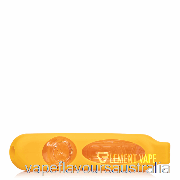 Vape Nicotine Australia GRAV Rocker Steamroller with Silicone Skin Mustard Yellow